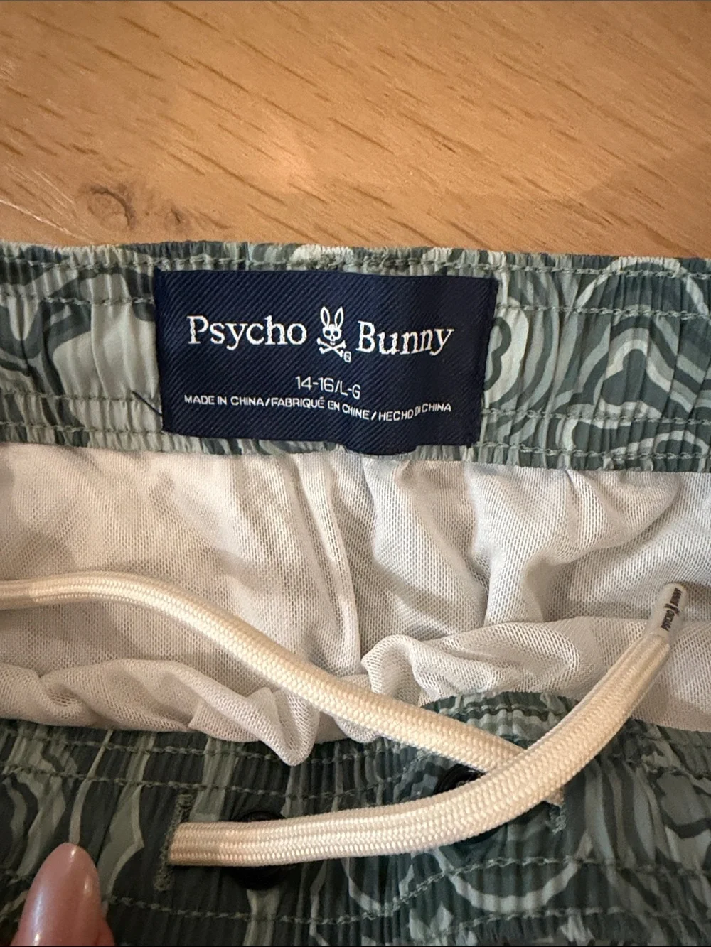 Psycho Bunny Logo Swim Shorts - Teal Multi